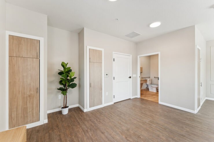 A bright, welcoming space designed for comfort and community, perfect for new beginnings.