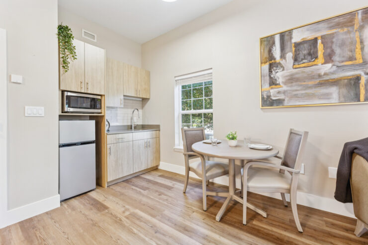 Bright and inviting kitchen space, perfect for gatherings and shared meals, fostering community spirit.