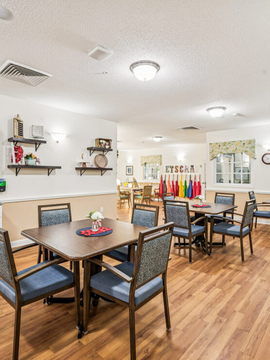 Bright and inviting communal space, perfect for gatherings and fostering connections among residents.