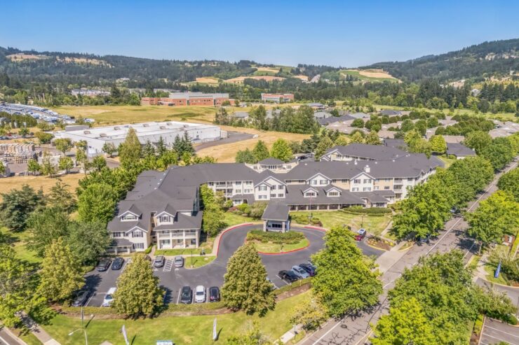 birds eye view of community