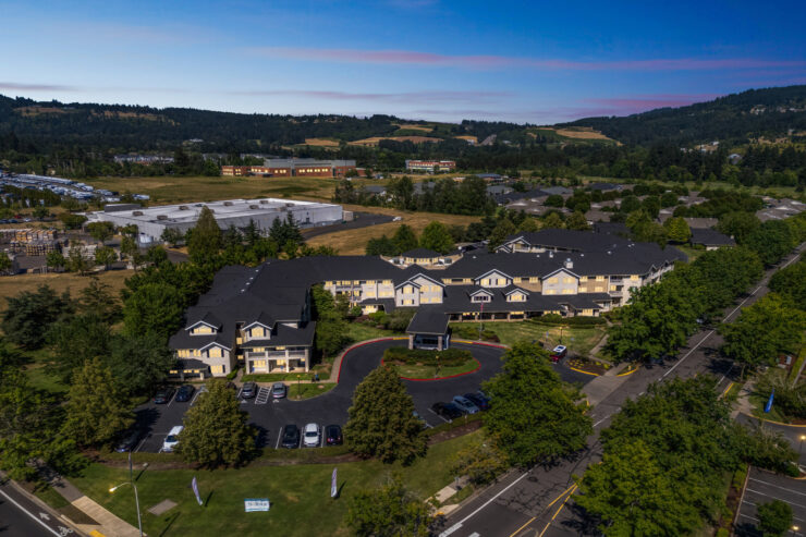 birds eye view of community