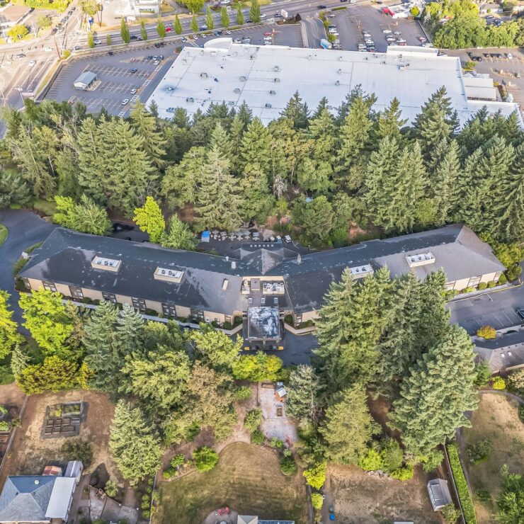 Nestled among lush greenery, this welcoming community fosters comfort and connection for all residents.
