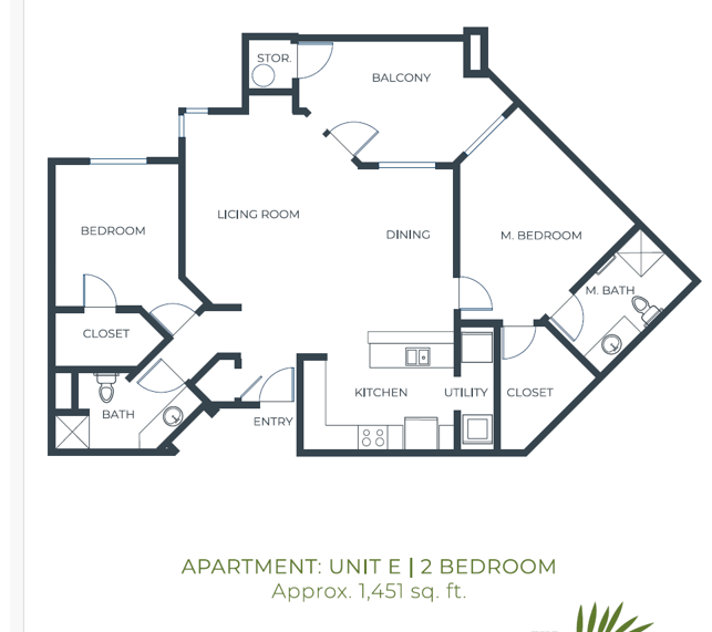 This spacious two-bedroom layout fosters community and comfort, perfect for a vibrant lifestyle.