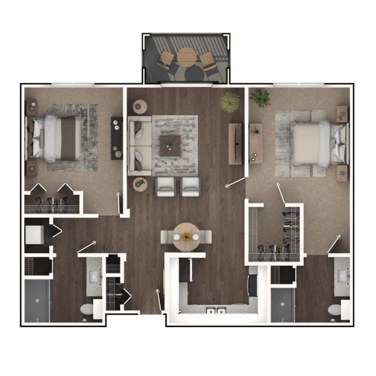 A spacious, inviting layout fosters community and comfort, perfect for relaxed living.