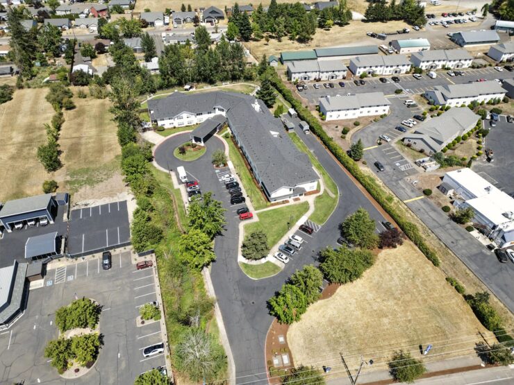 A welcoming community surrounded by greenery and well-maintained pathways, perfect for relaxation and connection.