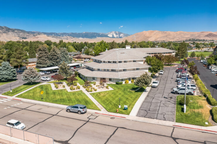 Nestled in a serene setting, this welcoming community features beautiful landscaping and ample parking.