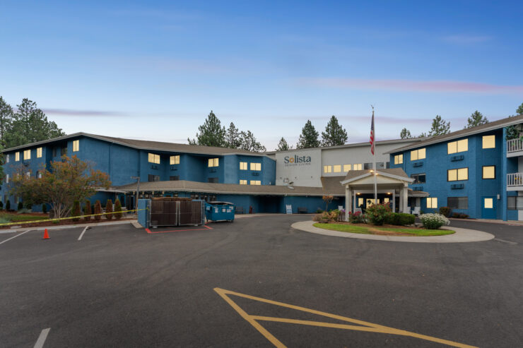 A welcoming retirement community with vibrant surroundings, inviting spaces, and a serene atmosphere.