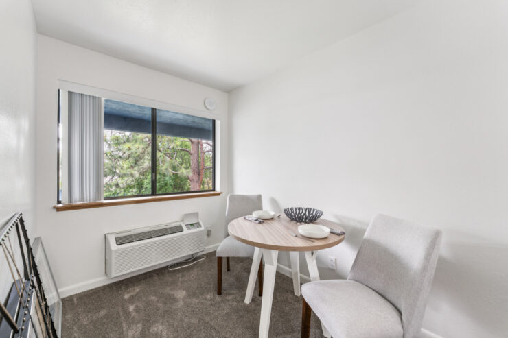 A bright dining area invites connection and warmth, perfect for sharing meals and memories.