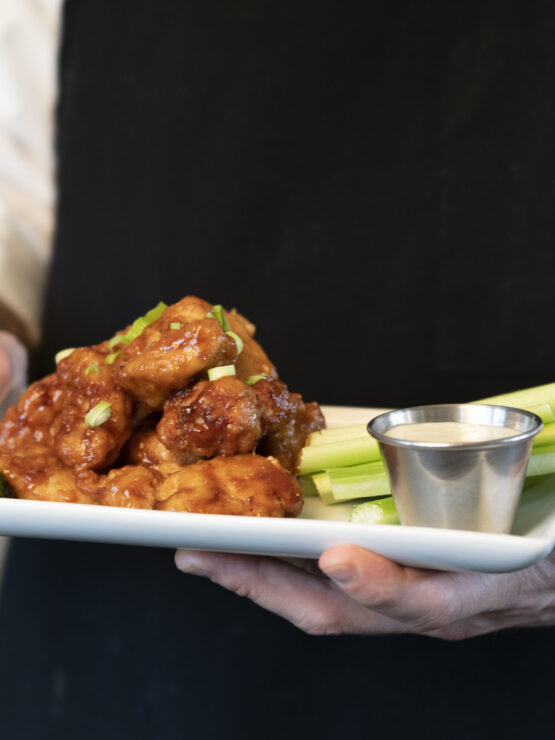 A warm, inviting meal served with care, fostering community and comfort among residents.