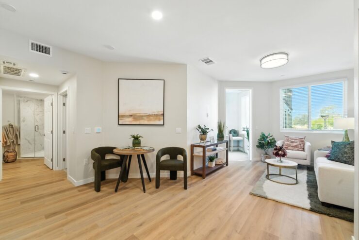 A warm, inviting space with natural light, perfect for community gatherings and relaxation.