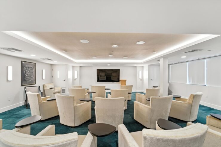 A welcoming lounge with soft seating, perfect for gatherings and fostering community connections.