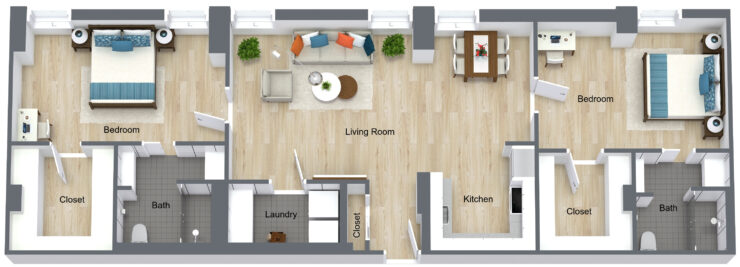 Bright, inviting spaces promote community and comfort, perfect for enjoying life together.