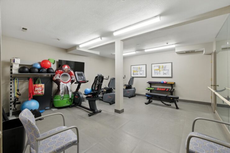 A bright, inviting fitness space equipped for community wellness and active living.