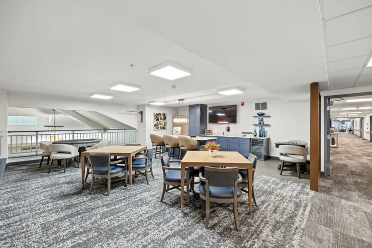 A bright, inviting space with comfortable seating, perfect for fostering community and connection.