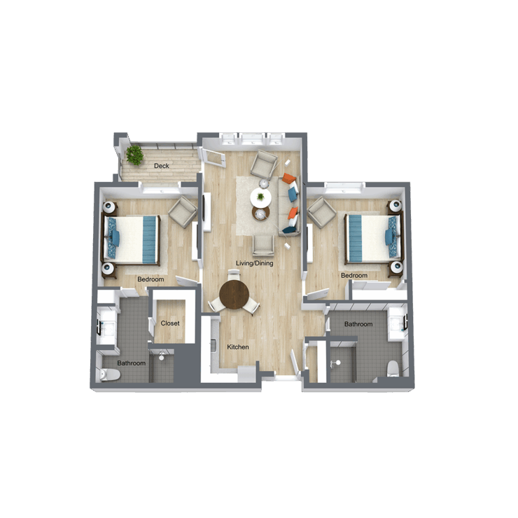 A welcoming layout featuring comfortable living spaces, perfect for community gatherings and relaxation.