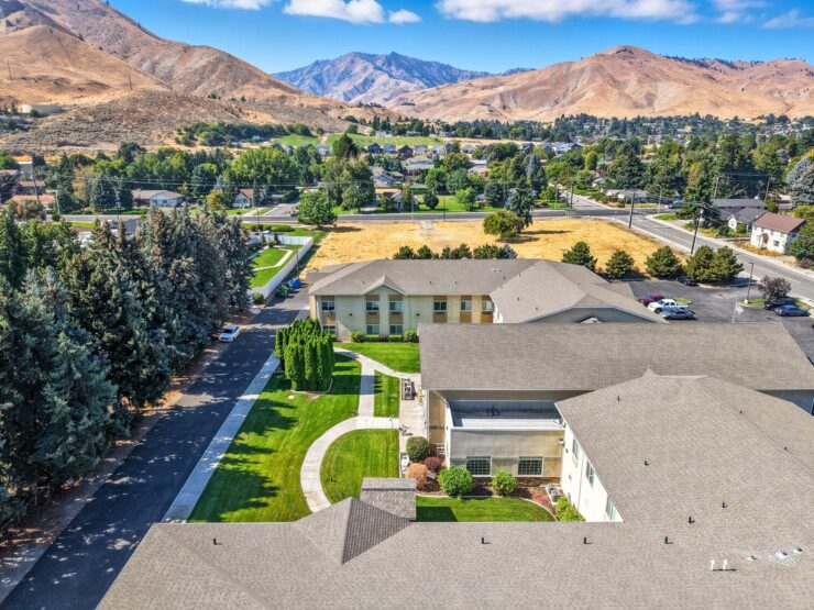 Nestled among serene mountains, the community fosters connection and tranquility in a welcoming environment.