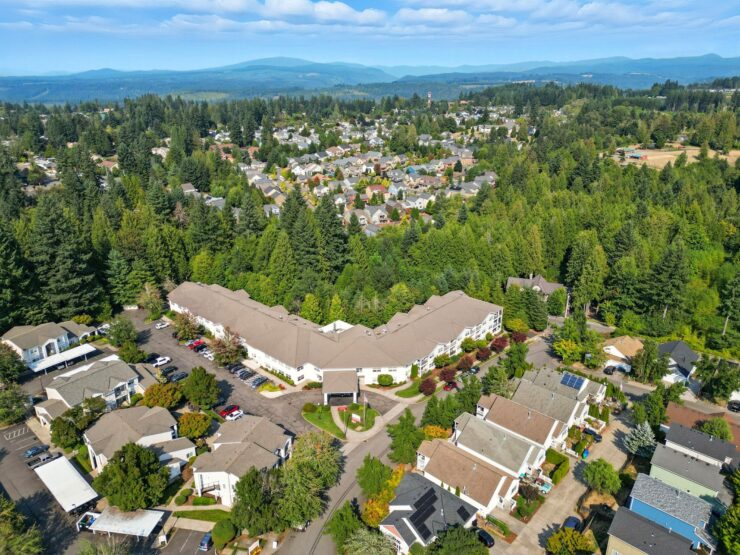 Nestled among lush trees, this vibrant community offers a serene atmosphere for residents to thrive.