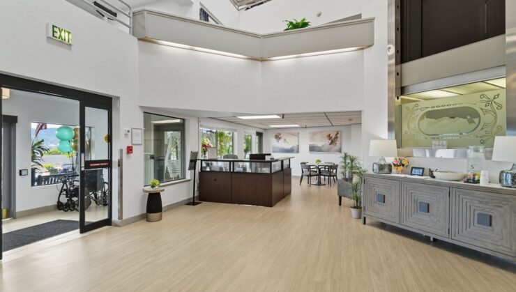 Bright and inviting, this welcoming space fosters community and comfort for all residents.