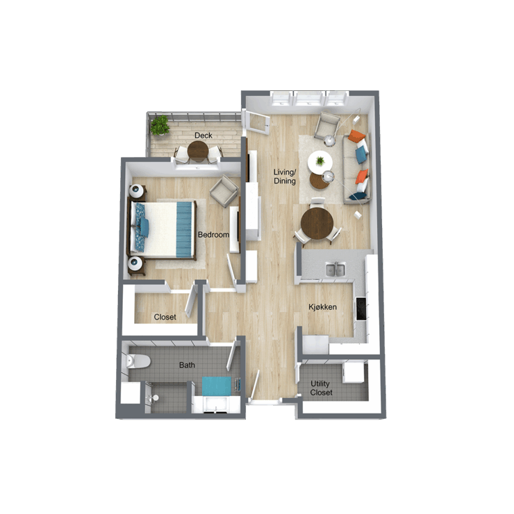 Thoughtfully designed layout promotes community living, comfort, and easy accessibility.