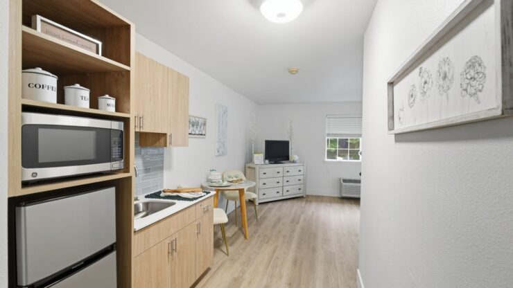 A welcoming space featuring modern amenities, perfect for fostering community and comfort.