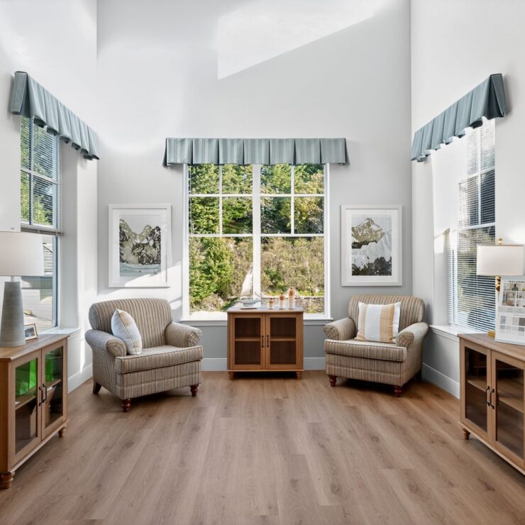 Bright and inviting space, featuring comfortable seating and warm decor, perfect for community gatherings.