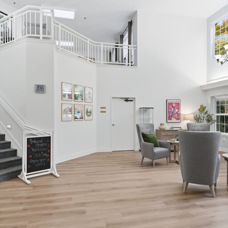 Bright, inviting space with comfortable seating, welcoming décor, and a warm community atmosphere.