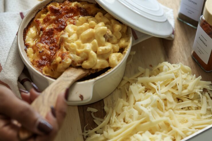 Warm, inviting meal preparation fosters community and comfort, perfect for shared moments.