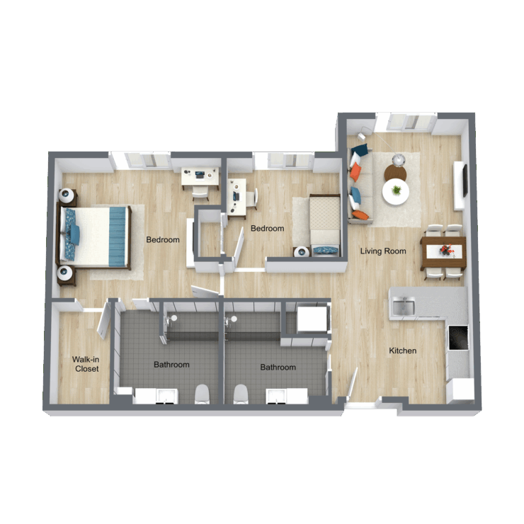 Thoughtfully designed layout promoting comfort, community, and ease of living for residents.