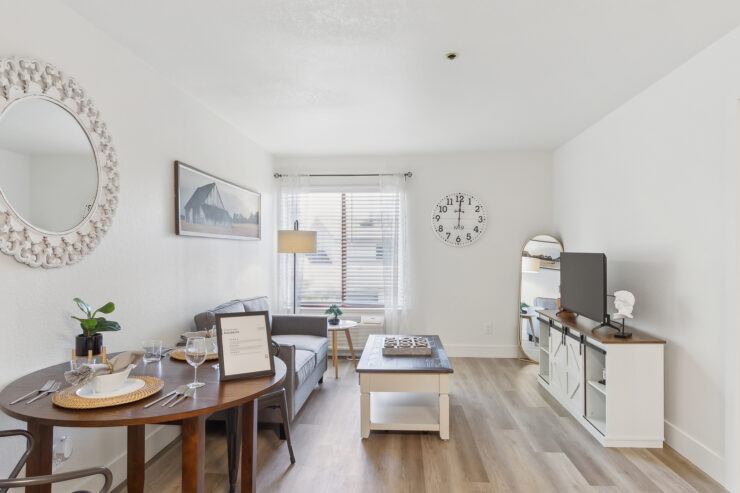 Bright and inviting, this living space fosters community and comfort, perfect for relaxation and connection.