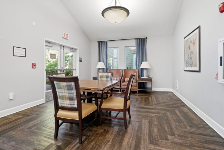 Bright and inviting space featuring comfortable seating, perfect for community gatherings and relaxation.