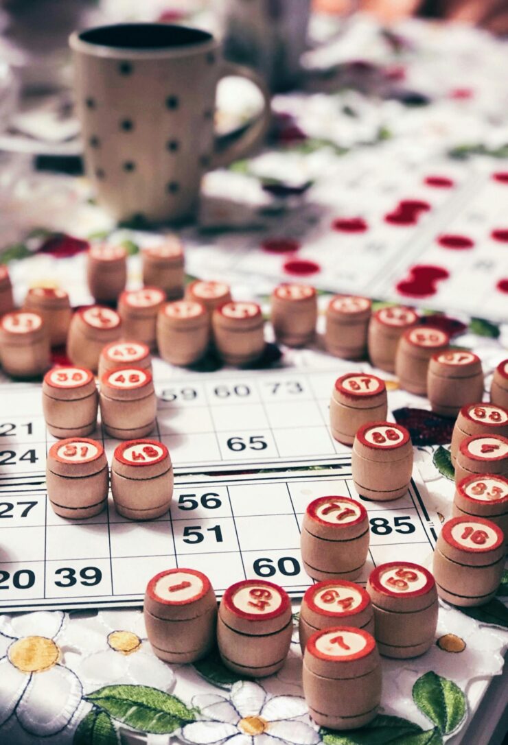 Engaging residents enjoy a lively game of bingo, surrounded by warm conversation and community spirit.