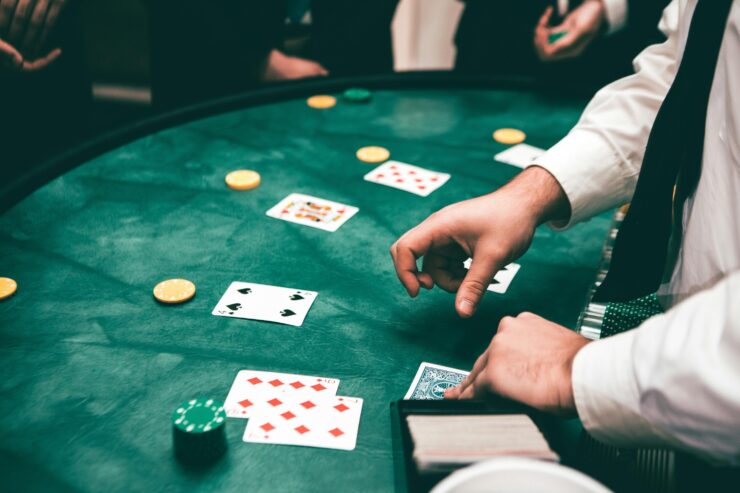 Engaging card game atmosphere fosters connection and enjoyment among residents.