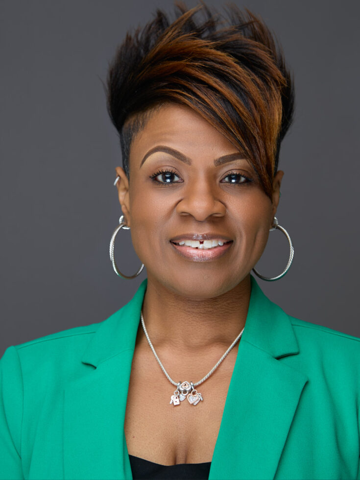 A warm and inviting atmosphere radiates from this friendly professional, embodying community spirit and care.