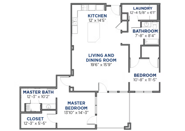 A thoughtfully designed floor plan showcasing welcoming spaces for comfort and community living.