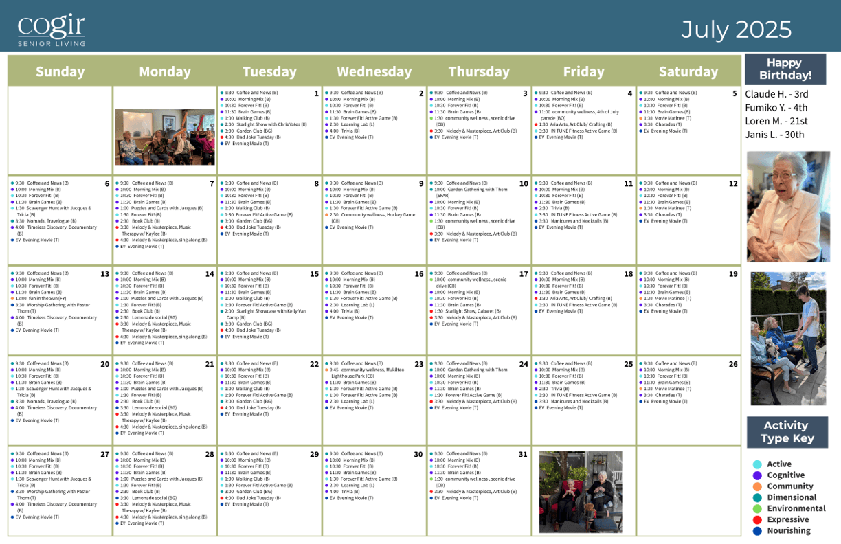 Engaging activities and warm interactions create a vibrant community atmosphere, fostering comfort and connection.