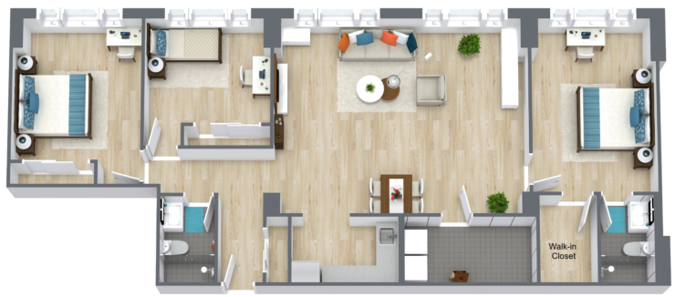 Spacious, welcoming layout featuring comfortable living areas, perfect for fostering community and connection.