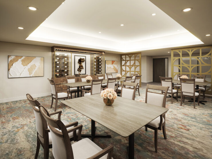 Bright, inviting space designed for social gatherings, fostering community and comfort.