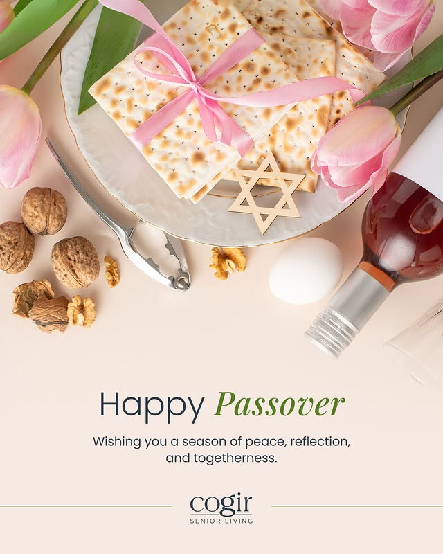 Passover is a time for reflection, connection, and honoring meaningful traditions. To all who observe, we wish you a peaceful and joyful holiday surrounded by those who matter most. 🌼