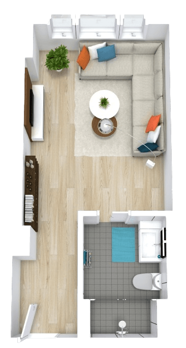 Bright, welcoming living space with comfortable seating, natural light, and a peaceful atmosphere.