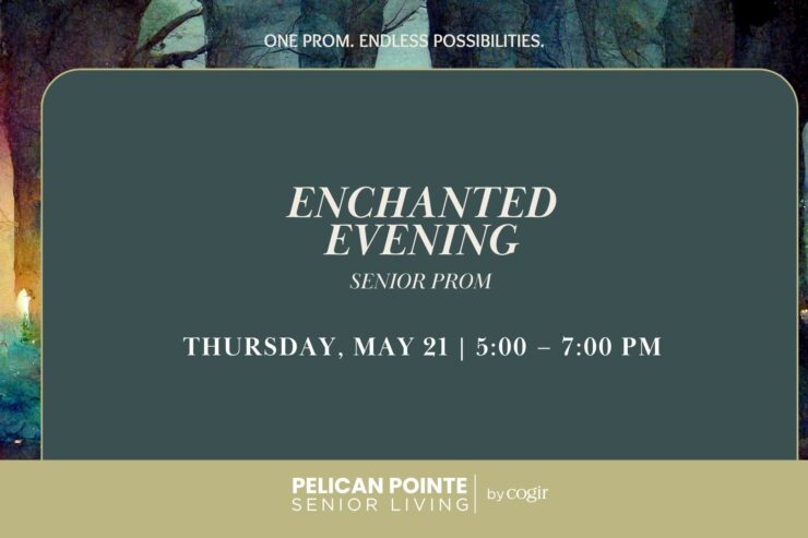 Invitation to a senior prom event fostering connection and joyful celebration in a welcoming setting.