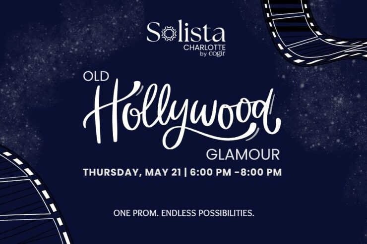 Event promoting a glamorous Old Hollywood-themed evening fostering community and celebration.