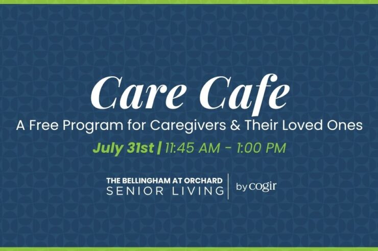 Welcoming Care Cafe event offering support and connection for caregivers and families.