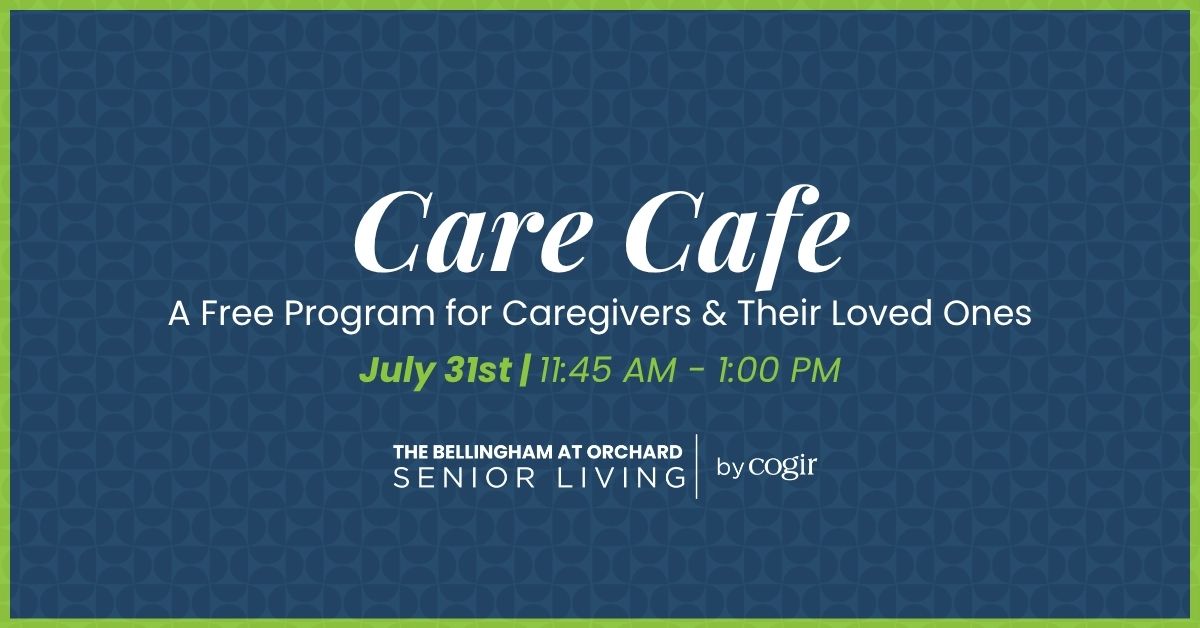 Welcoming Care Cafe event offering support and connection for caregivers and families.