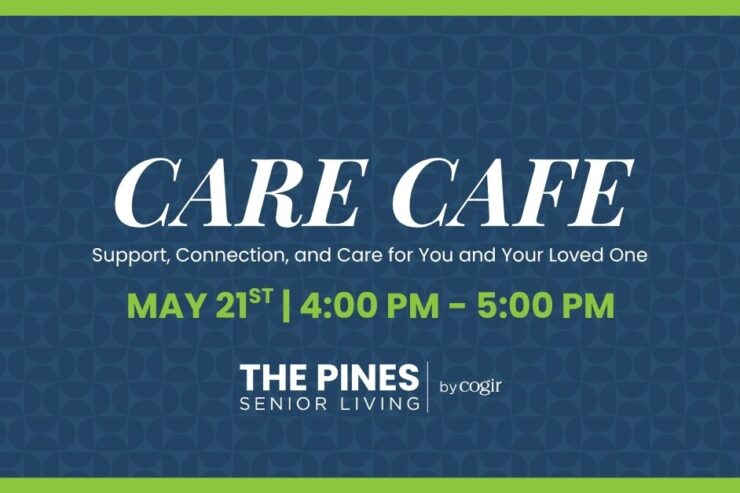 Community event promoting support and connection for seniors and their loved ones.