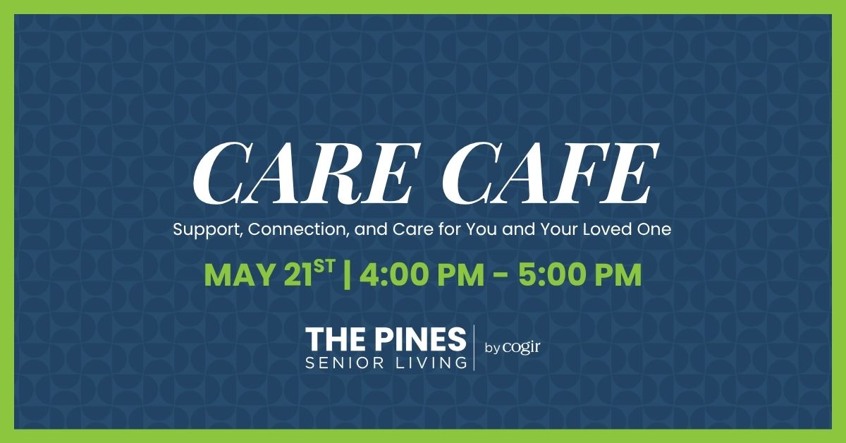 Community event promoting support and connection for seniors and their loved ones.
