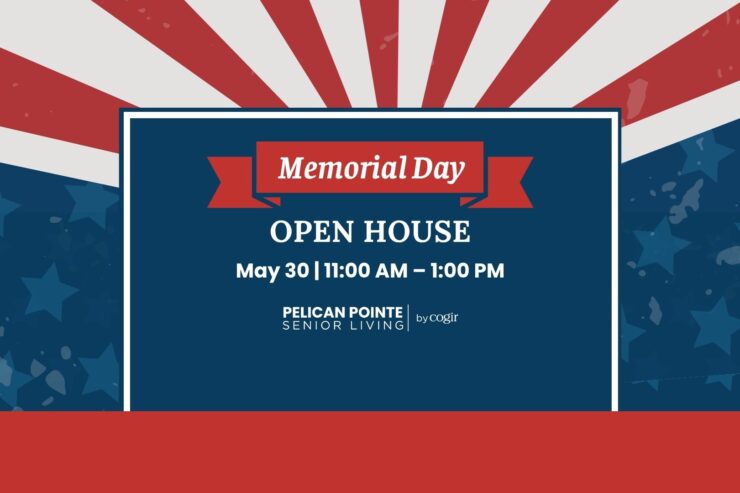 Memorial Day open house event inviting community to connect and celebrate together.