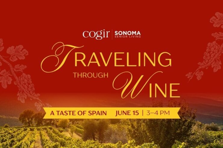 Vibrant vineyard landscape with warm sunlight, inviting a shared cultural wine experience.
