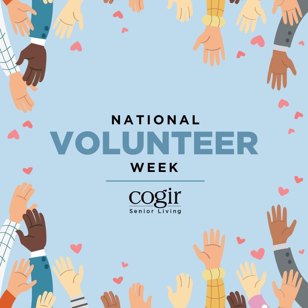 National Volunteer Week is here, and we’re celebrating the heart and soul of our community – our incredible volunteers! 🌟 Their dedication and selflessness light up our days and make Cogir Senior Living a better place for everyone. Thank you to all our volunteers for their time, energy, and love. They make a world of difference! #nationalvolunteerweek #volunteer #grateful #cogirseniorliving #seniorliving #seniorcaregiver #seniorcareservices #seniorcare #eldercare #elderrcareservices #agingwell #aginggracefully #assistedliving #healthcare #elderlycare #retirement #elderly #caregiving #caregiver #independentliving #alzheimers #caregivers #memorycare #seniorlivingcommunity #caregiversupport #seniorcitizen #retirementcommunity #seniorcommunity