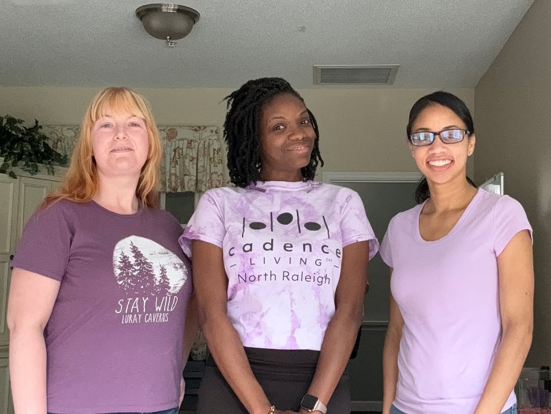May is Lupus Awareness Month and we celebrated World Lupus Day, May 10th, by wearing purple at Cadence North Raleigh! #lupuswarrior #LupusAwareness #lupusawareness #lupusawarenessmonth #Seniorliving