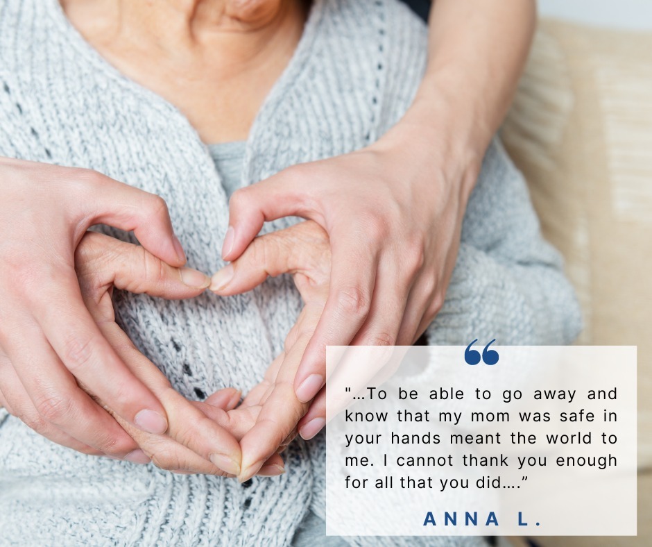 Thank you for your warm review, Anna. Your mom is in good hands. 💚
